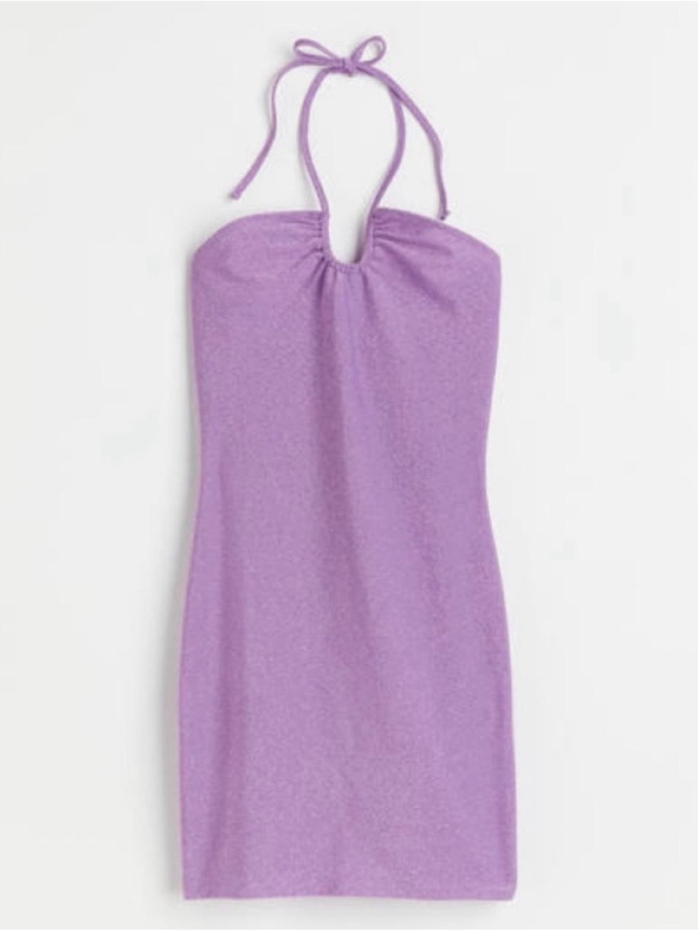 H&M Lilac Halter Neck Dress